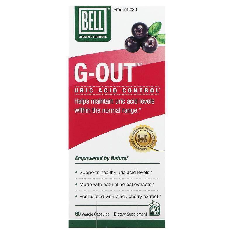 贝尔生活方式,G-Out，控制，60 粒素食胶囊