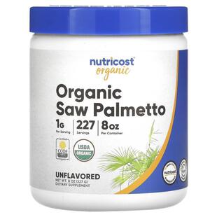 Nutricost,Organic Saw Palmetto, Unflavored, 8 oz (227 g)