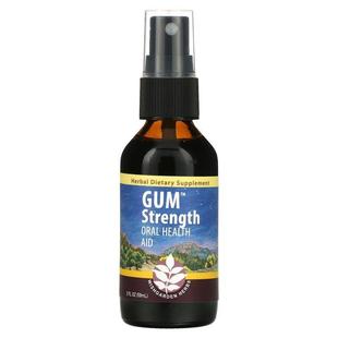WishGarden Herbs,Gum Strength，口腔健康协助工具，2 液量盎司5
