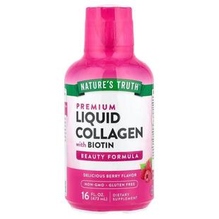 Nature's Truth,Premium Liquid Collagen With Biotin, Deliciou