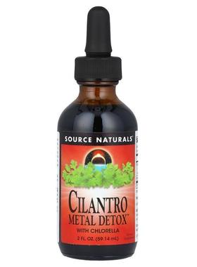 源美,Cilantro Metal Detox™，含小球藻，2 液量盎司（59.14 毫升