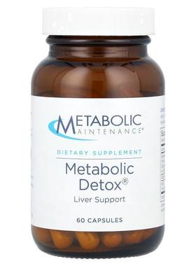 Metabolic Maintenance,Metabolic Detox, 60 Capsules