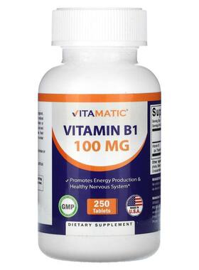 Vitamatic,Vitamin B1, 100 mg, 250 Tablets