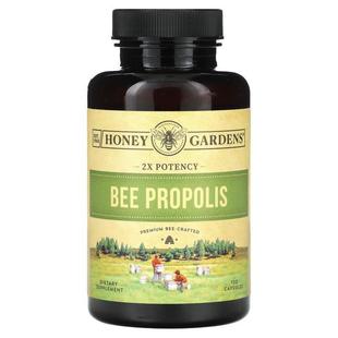 Honey Gardens,Bee Propolis, 2X Potency, 120 Capsules