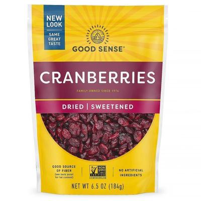 Good Sense,Cranberries, Dried &amp;amp;amp; Sweetened, 6