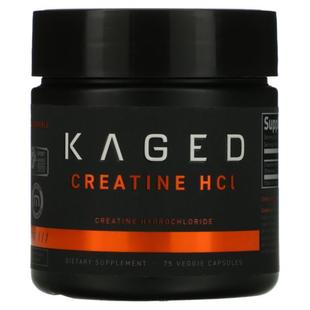 Kaged,Creatine HCl, 75 Veggie Capsules