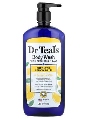 Dr. Teal's,Body Wash with Pure Epsom Salt, Prebiotic Lemon B