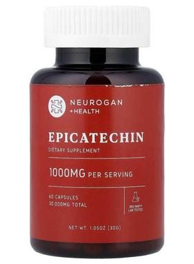 Neurogan Health,Epicatechin, 1,000 mg, 60 Capsules (500 mg p
