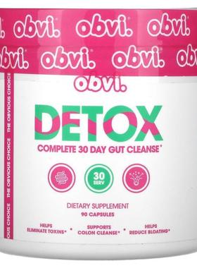 Obvi,Detox, 90 Capsules