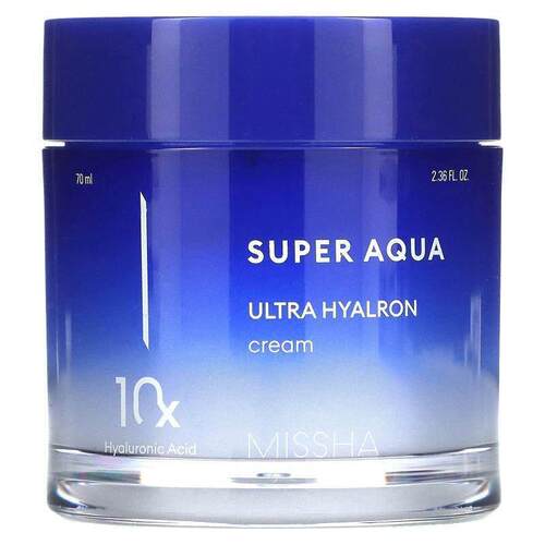 谜尚,Super Aqua，Ultra HyaIron 乳霜，2.36 液量盎司（70 毫升