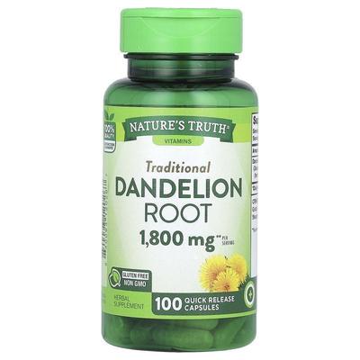 Nature's Truth,Vitamins, Dandelion Root, 900 mg, 100 Quick R