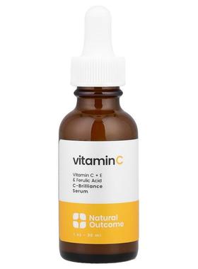 Natural Outcome,Vitamin C, C-Brilliance Serum, 1 oz (30 ml)