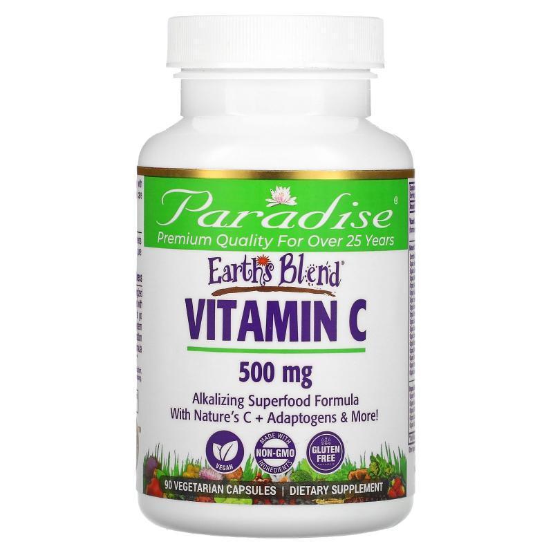 ParadiseHerbs维生素C90粒素食胶囊