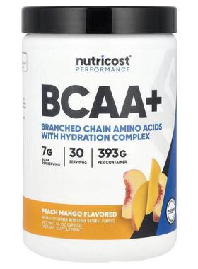 Nutricost,Performance, BCAA+, Peach Mango, 14 oz (393 g)