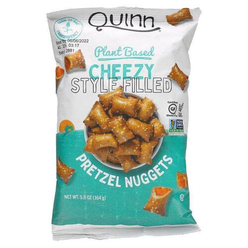 Quinn Popcorn,Pretzel Nuggets，花生黑巧克力馅蝴蝶脆饼