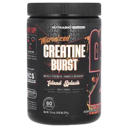 Nutrabio Labs,Performance, Micronized Creatine Burst, Island