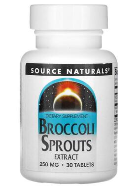 源美,Broccoli Sprouts Extract, 125 mg, 30 Tablets