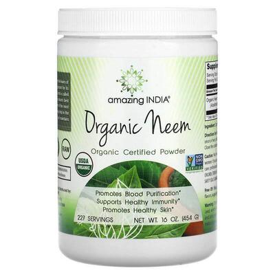 Amazing India,Organic Neem, 16 oz (454 g)