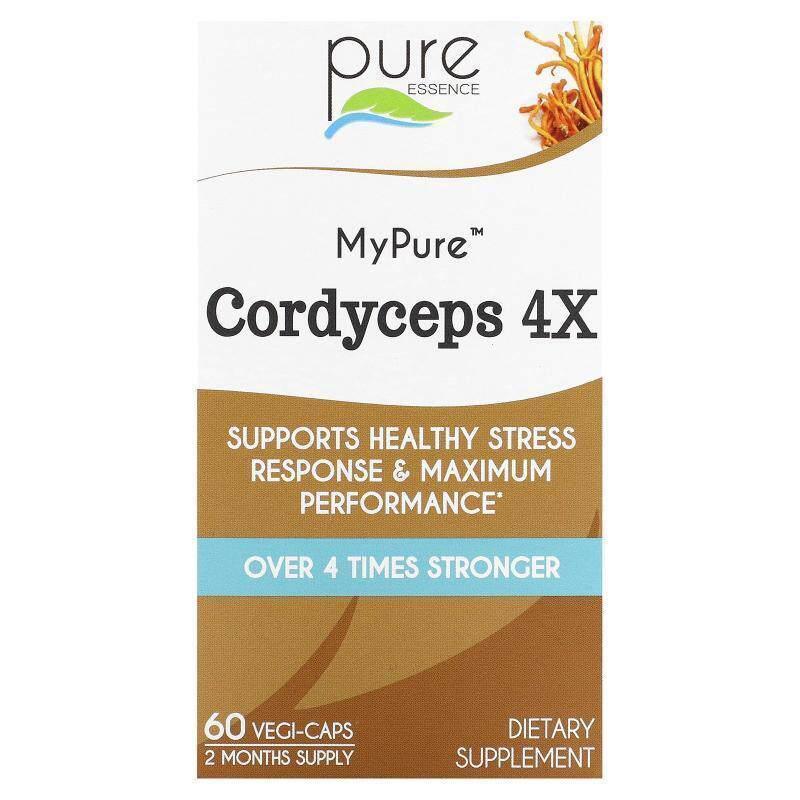 Pure Essence,MyPure, Cordyceps 4X, 30 Vegi-Caps图片