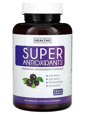 Healths Harmony,Super Antioxidants, Fruit Complex, 120 Capsu