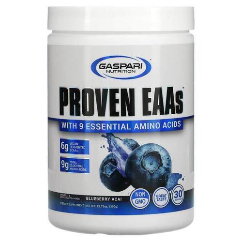 Gaspari Nutrition,Proven EAA，含 9 种必需氨基酸，番石榴/油桃