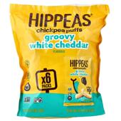Groovy Chickpea Hippeas Puffs Cheddar 0.8 White Bags