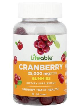 Lifeable,蔓越橘软糖，60 粒