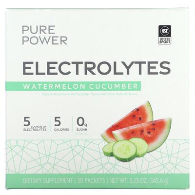 Mercola博士,Pure Power, Electrolytes, Watermelon Cucumber, 3