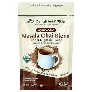 DelighTeas,阿育吠陀马沙拉印度茶混合物，4 盎司（113 克）