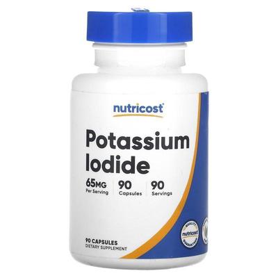 Nutricost,Potassium Iodide, 65 mg, 90 Capsules