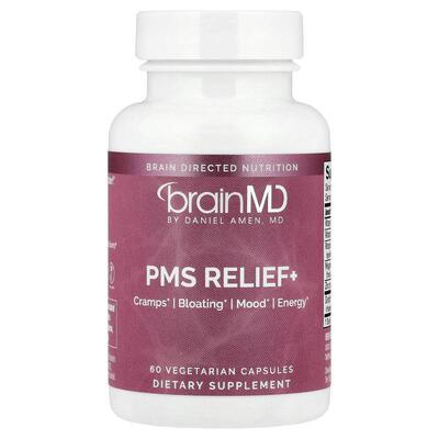 BrainMD,PMS 生理期前综合征舒缓+ 素食胶囊，60 粒
