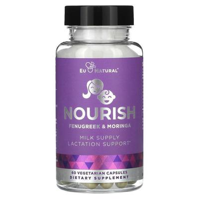 Eu Natural,Nourish, Fenugreek &amp;amp;amp; Moringa, 60