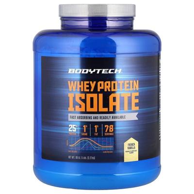BodyTech,Whey Protein Isolate, French Vanilla, 5 lbs (2.27 k