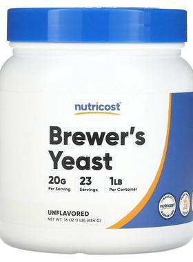 Nutricost,Brewer's Yeast, Unflavored , 1 lb (454 g)