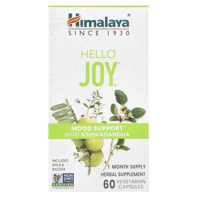 Himalaya,Hello Joy，南非醉茄情绪支持，60 粒素食胶囊