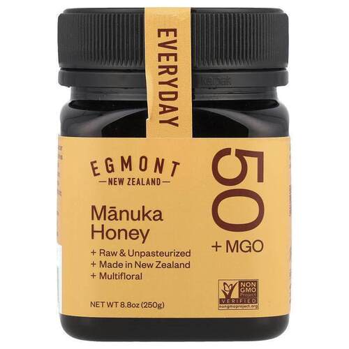 Egmont Honey,麦卢卡蜂蜜，生的和未经消毒的，MGO 50+，8.8盎司2