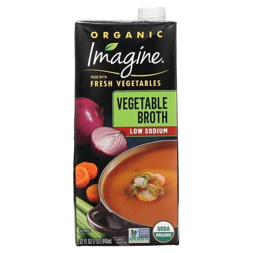 Imagine Soups,Organic Vegetable Broth, 32 fl oz (946 ml)