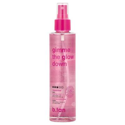 b.tan,Gimme The Glow Down, Dark, Facial Tan Mist, Rosewater,