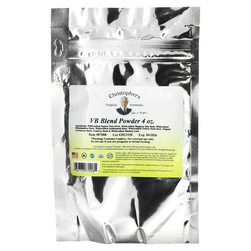 Christopher's Original Formulas,VB Blend Powder, 4 oz
