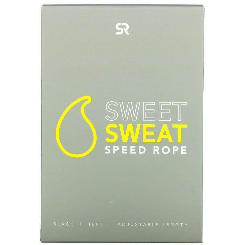 Sports Research,Sweet Sweat 速度绳,黑色,1 根