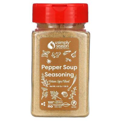 USimplySeason,Pepper Soup Seasoning, 4.8 oz (136 g)