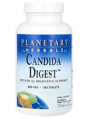 Planetary Herbals,Candida Digest™，180 片