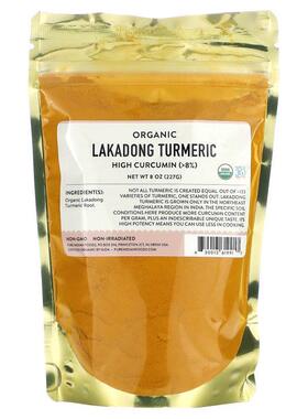 Pure Indian Foods,有机 Lakadong 姜黄，8 盎司（227 克）
