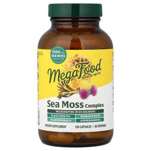 MegaFood,Sea Moss Complex, 120 Capsules