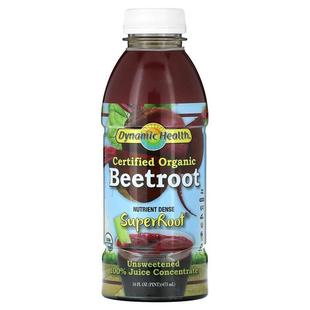 Dynamic Health,Certified Organic Beetroot, 16 fl oz (473 ml)