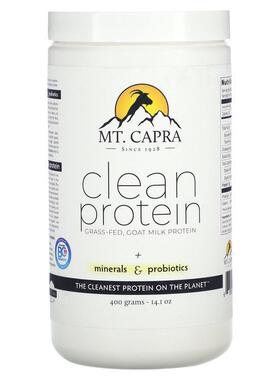 Mt. Capra,清洁蛋白质 + 矿物质和益生菌，14.1 盎司（400 克）