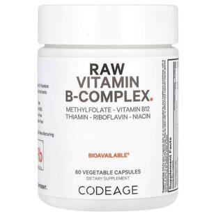 Codeage Raw Vitamin B-Complex未加工复合维生素B易吸收
