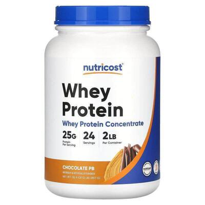 Nutricost,Whey Protein, Chocolate PB, 2 lb (907 g)