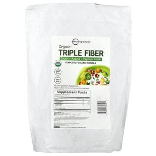 Micro Ingredients,有机三重纤维,2 磅(907 克)