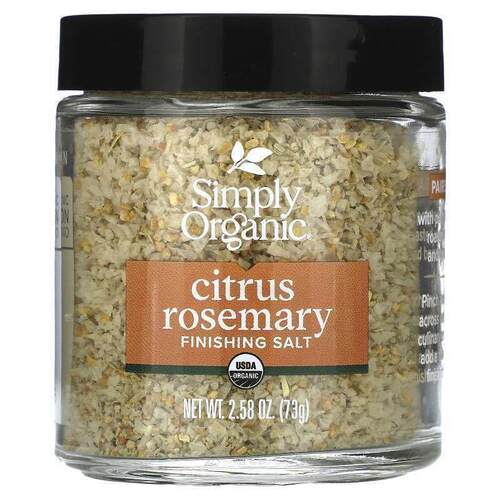 Simply Organic,调味盐，柑橘迷迭香味，2.58 盎司（73 克）